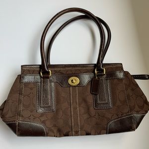 Coach Signature Canvas/Leather Purse